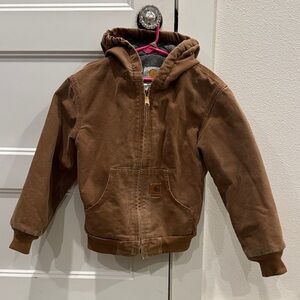 Carhartt Brown Hooded Jacket